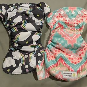 Happy beehinds. NB AIO cloth diaper